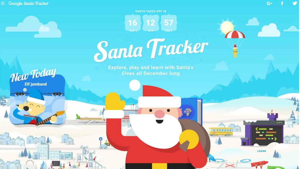 En vivo desde el Polo Norte con Google, llega el Santa Tacker 2019