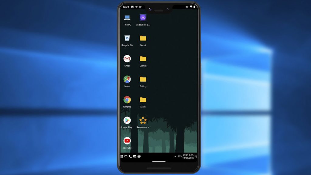 FeelUI, el Launcher que convierte tu móvil en PC con Windows 10