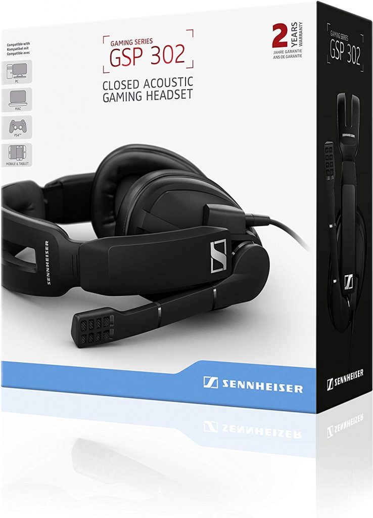 Sennheiser GSP 302, caja