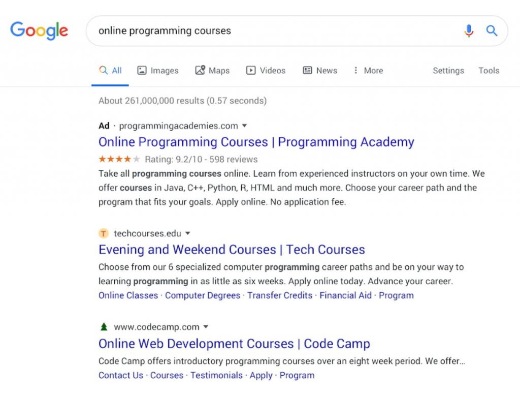 Google responde al criticismo del diseño de los resultados de búsqueda