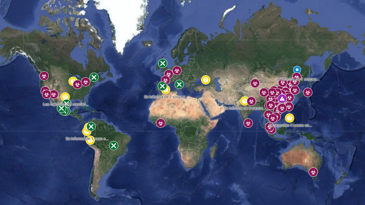 Mantente alerta con el mapa del Coronavirus de Google en tiempo real