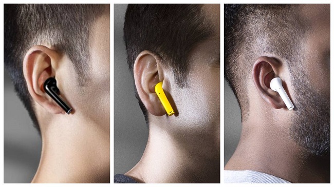 Así lucen los Realme Buds Air en sus tres tonalidades Realme Buds Air