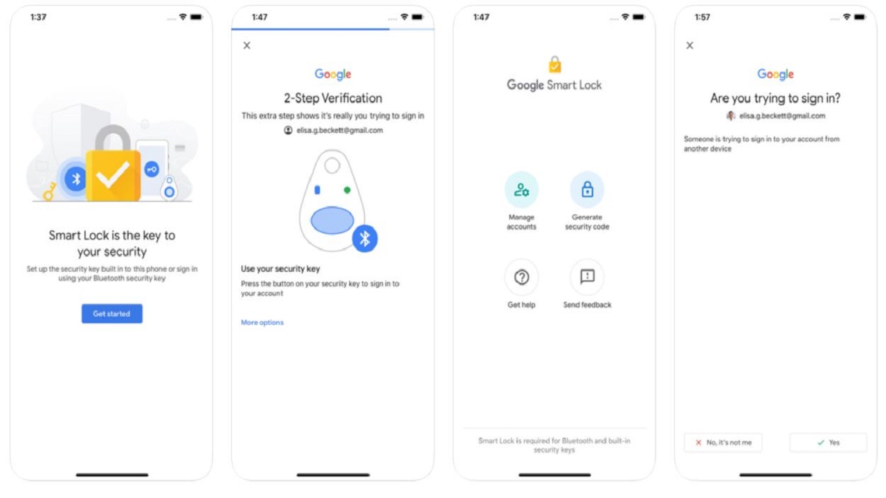 google smart lock en ios