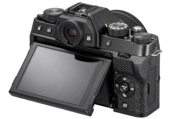 Fujifilm X-T100 permite rotar su pantalla en horizontal como vertical Fujifilm X-T100