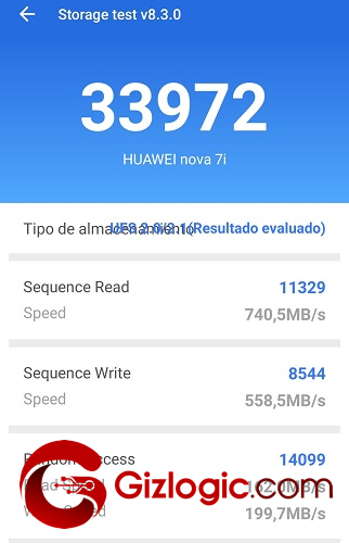 Huawei P40 Lite antutu BenchMark