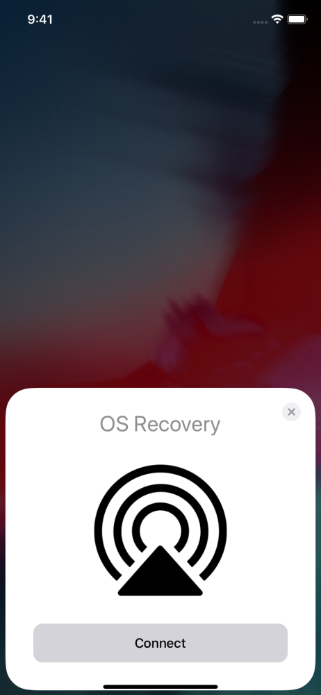 Recovery em iOS 13.4