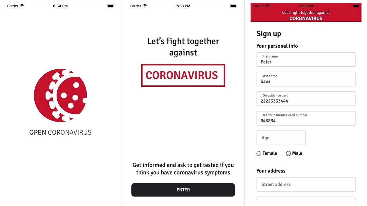 aplicacion coronavirus