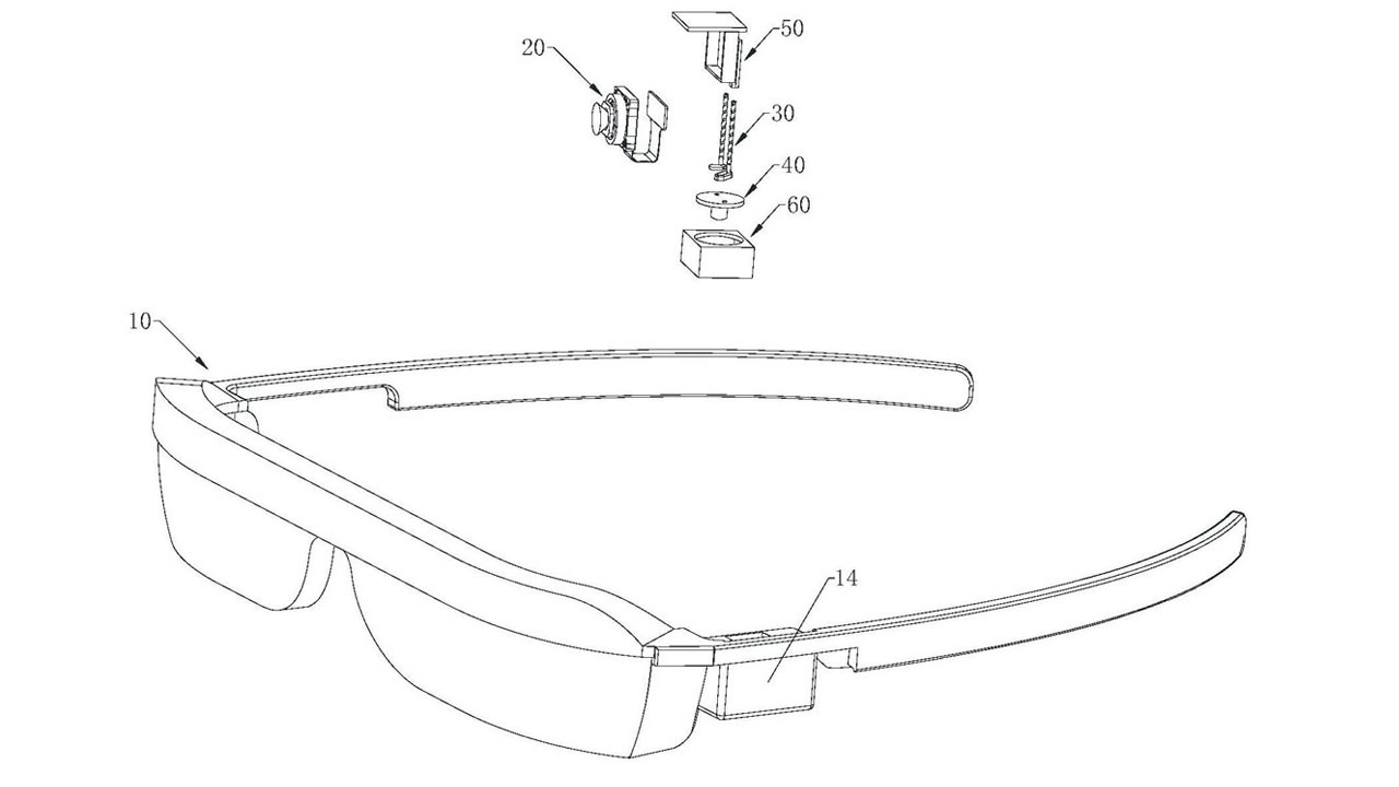 Huawei patenta unas gafas inteligentes con cámara emergente