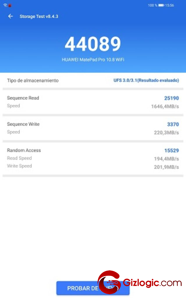 Huawei MatePad Pro antutu BenchMark