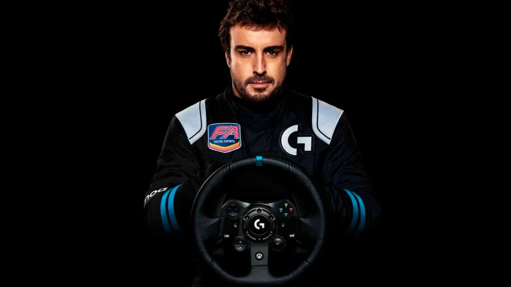 Fernando Alonso es el padrino de este volante de Logitech