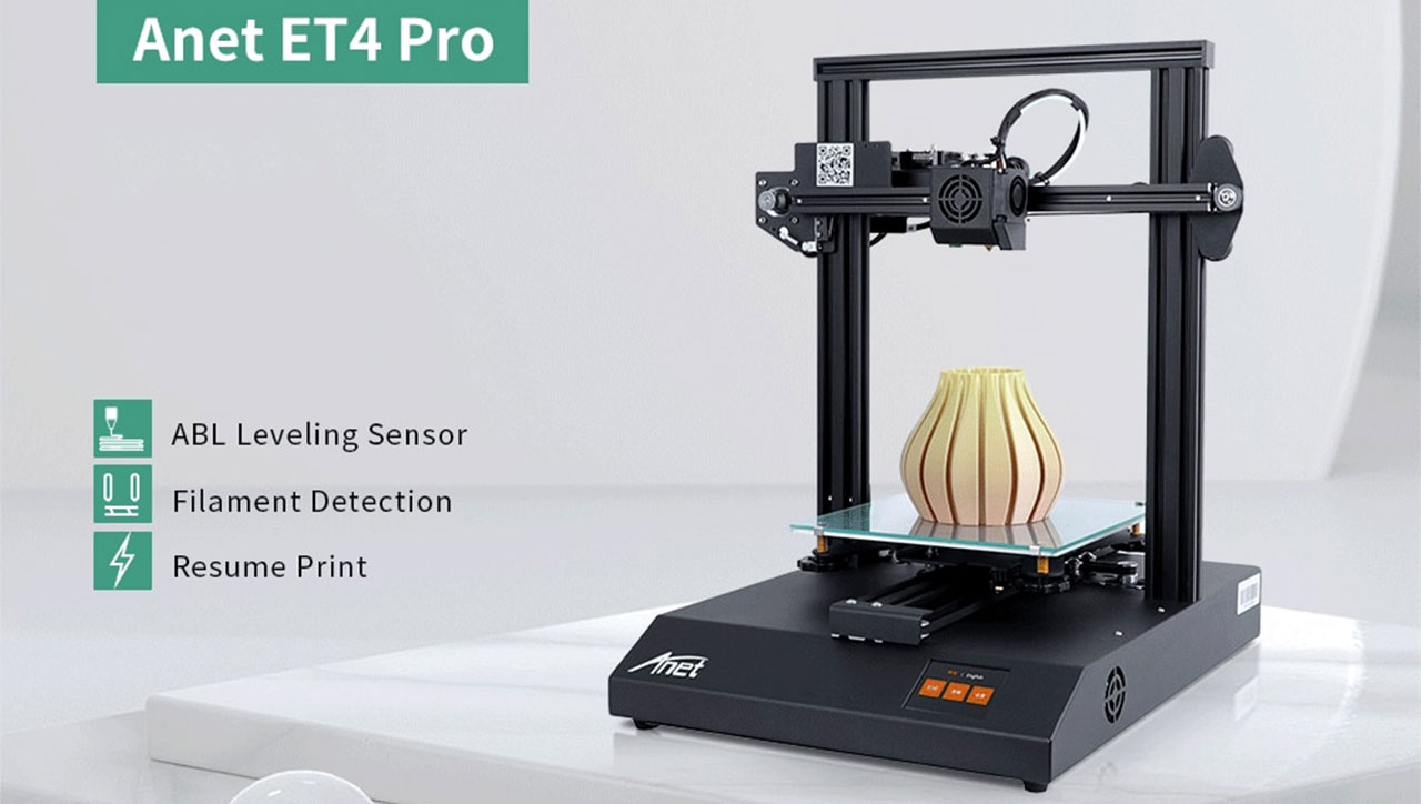Anet ET4 Pro, impresora 3D muy completa e ideal para principiantes