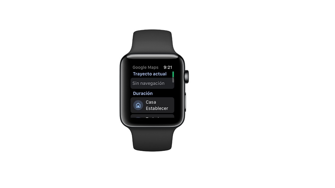 Google Maps en Apple Watch