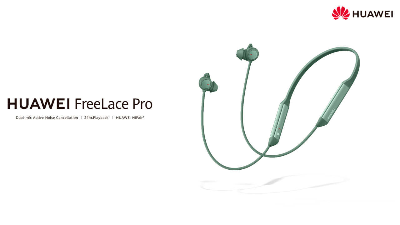 Huawei FreeLace Pro, cancelación de ruido activa y 24 horas de duración