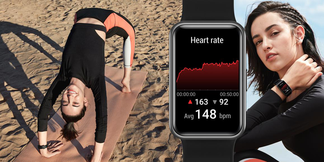 Huawei Watch Fit - Monitor frecuencia cardíaca