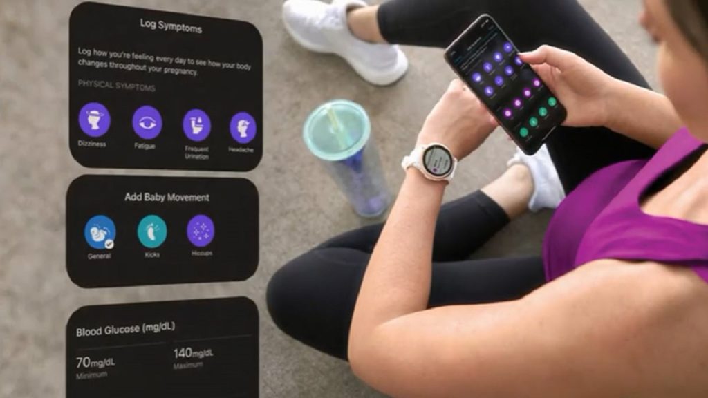 garmin seguimiento de embarazo