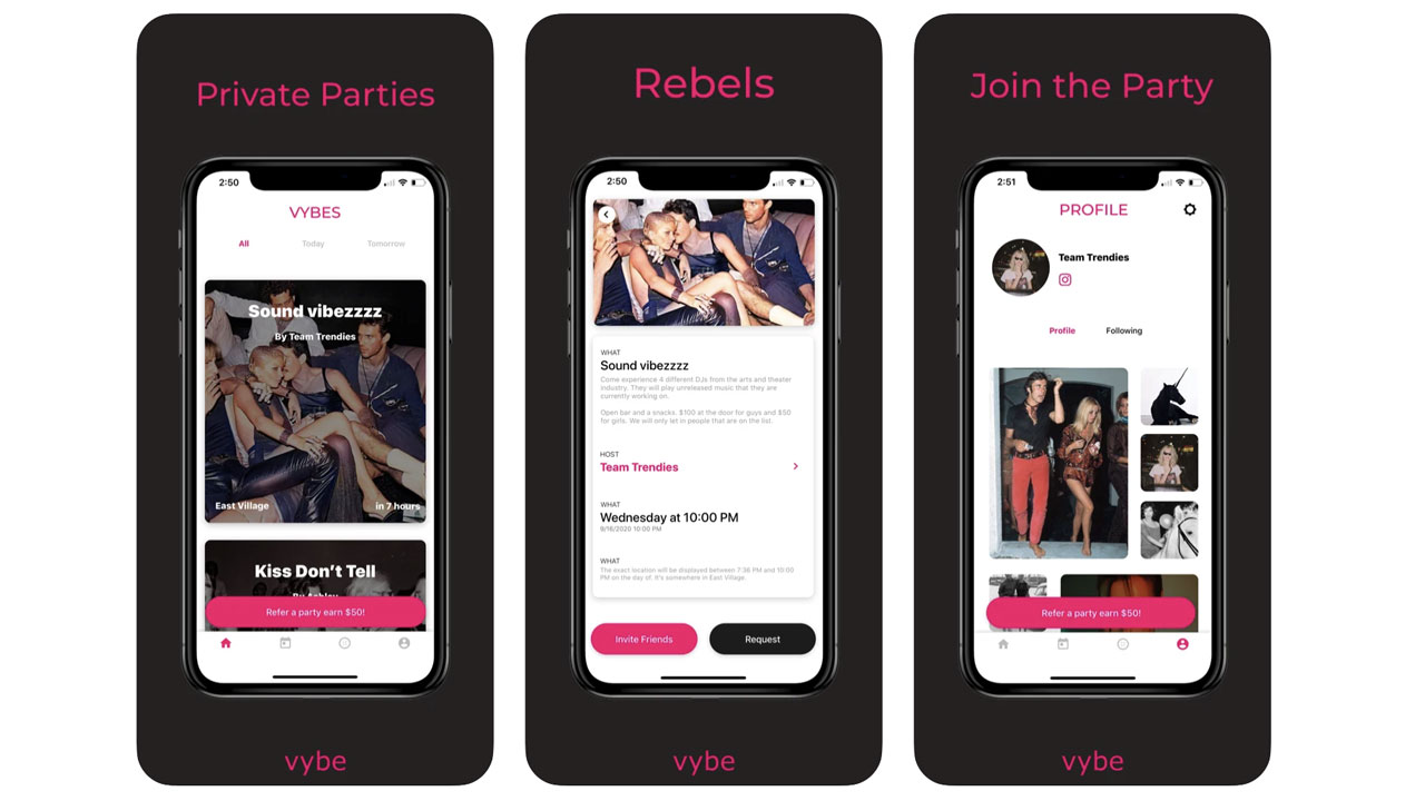 Vybe Together, la App que fue eliminada por organizar fiestas secretas