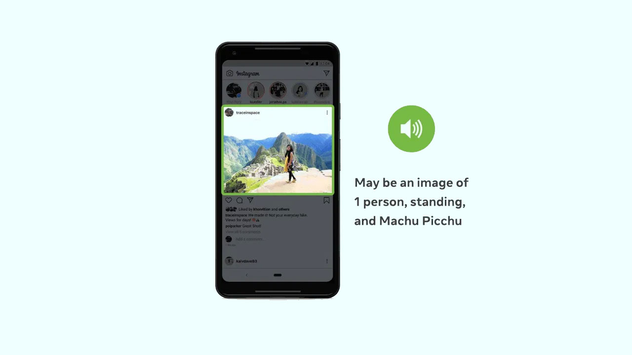 Facebook mejora su IA para describir fotos a personas con discapacidad visual