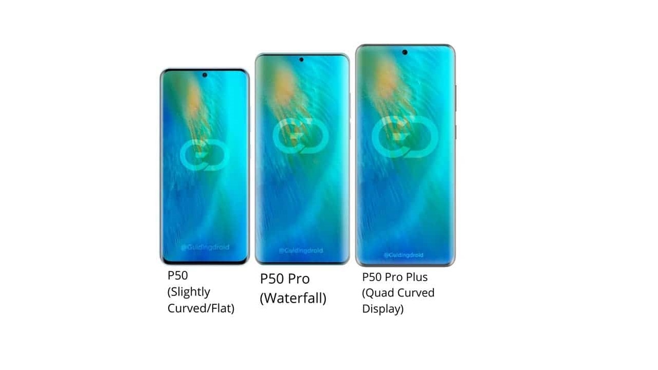 pantallas de los Huawei P50