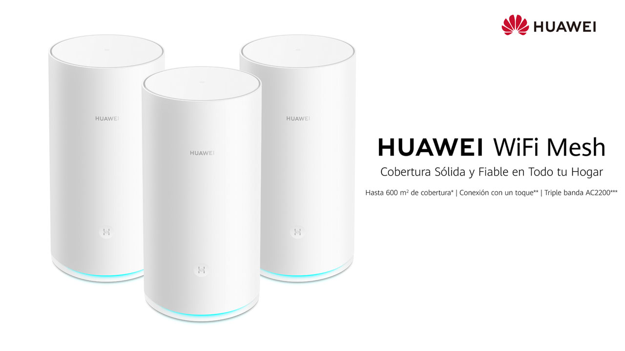 Huawei WiFi Mesh, así es el nuevo router de malla de Huawei