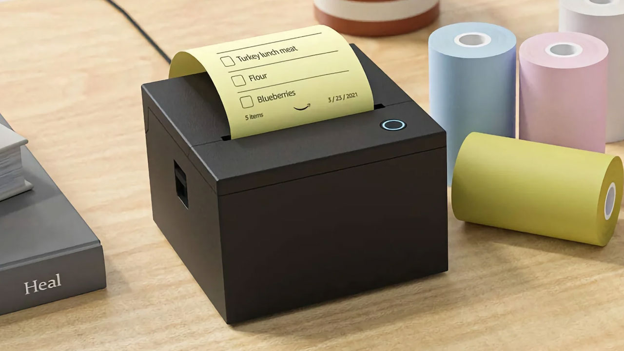 Amazon Smart Sticky Note Printer, mini impresora compatible con Alexa