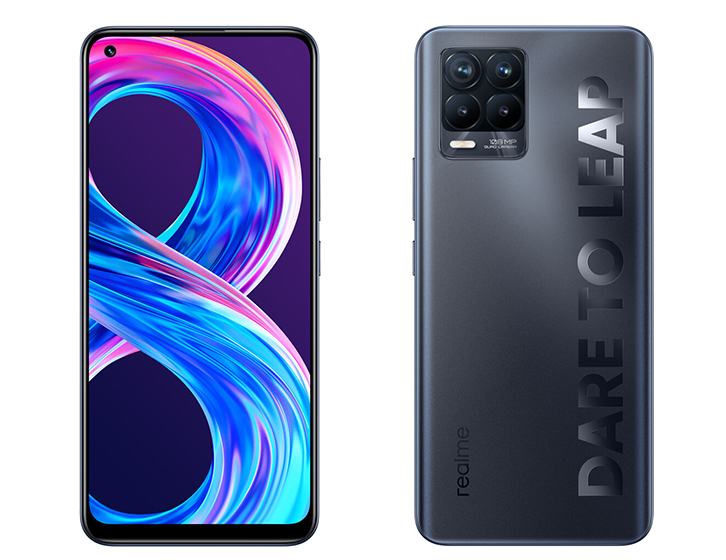 Realme 8 Pro - Design and display