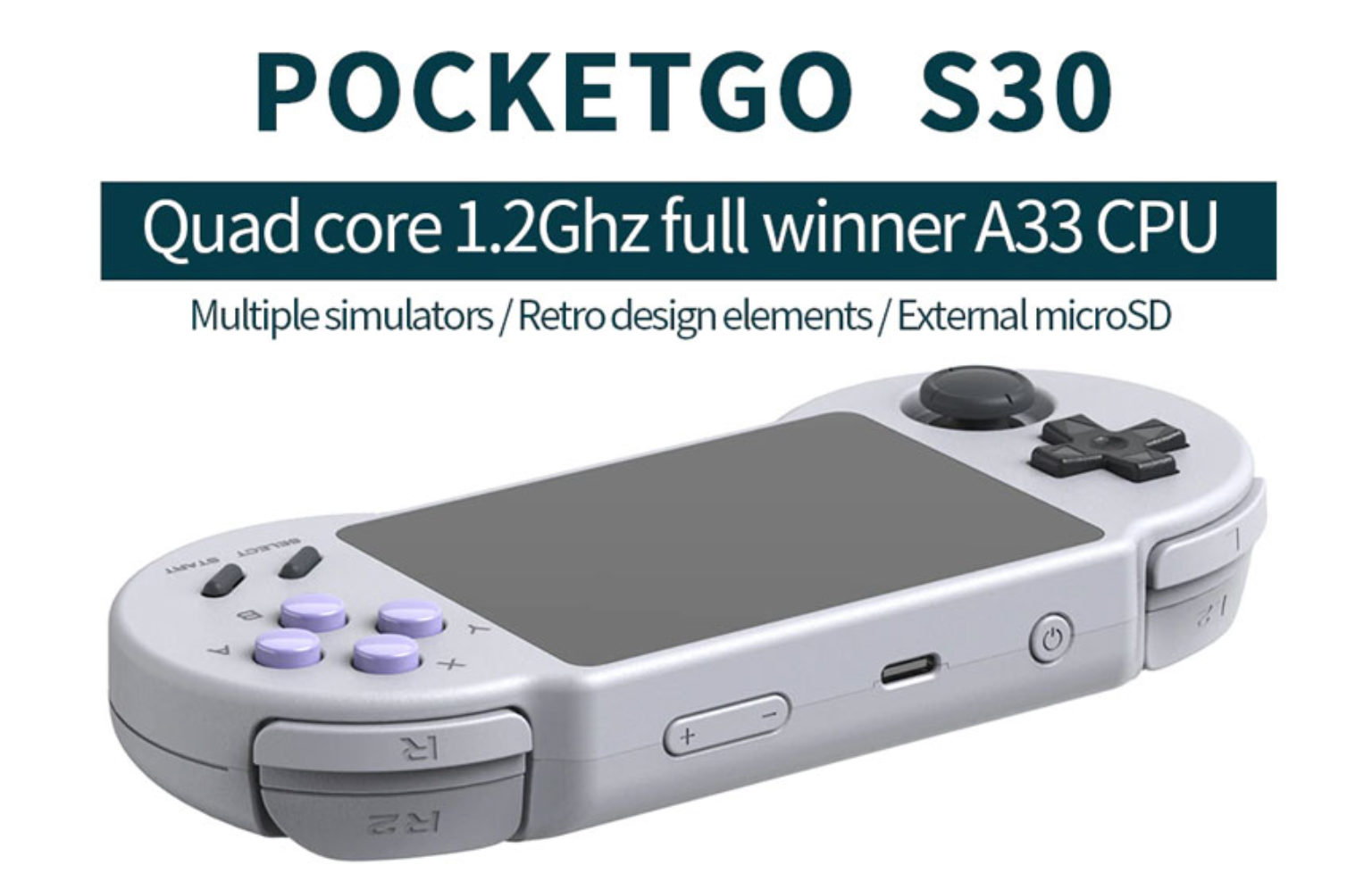Pocketgo S30, consola portátil para los amantes del retro