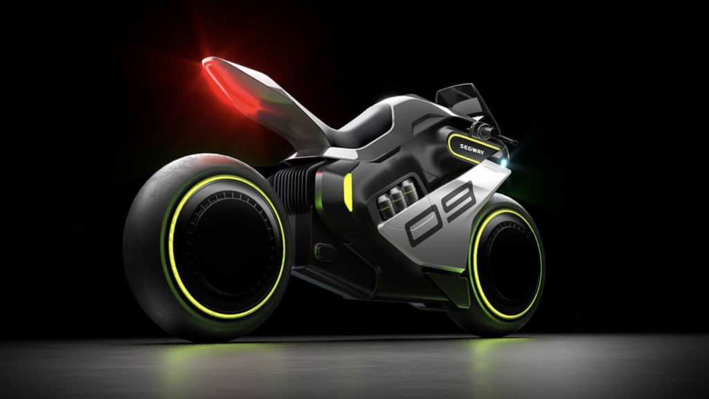 Segway Apex H2, la moto futurista con combustible de hidrógeno