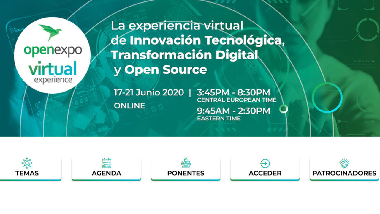 La OpenExpo Virtual Experience 2021 ya tiene fecha para junio