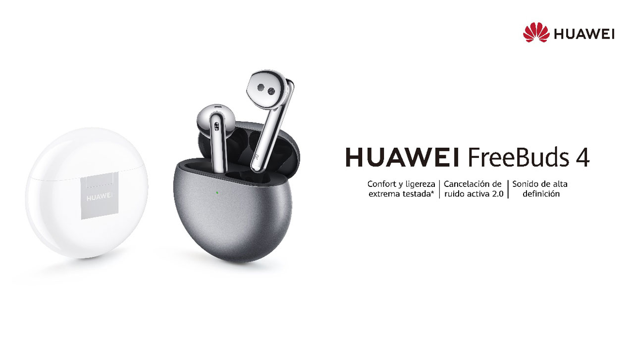 Huawei FreeBuds 4, auriculares TWS con ANC y adaptación abierta