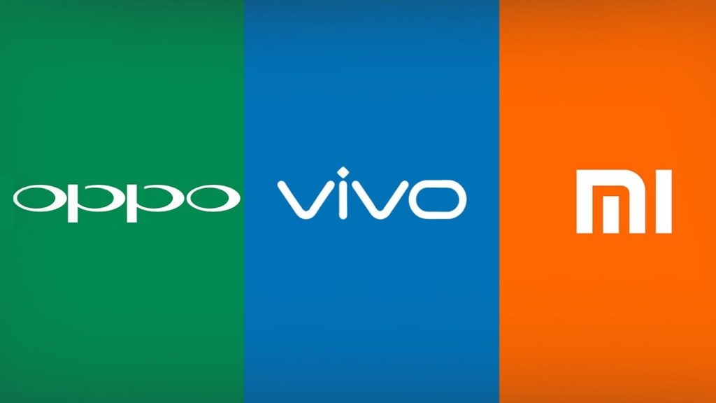 Xiaomi Oppo Vivo