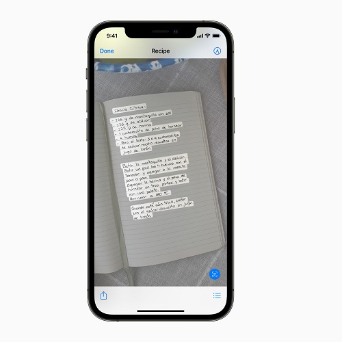 live text ios 15