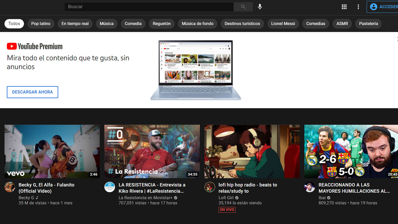 YouTube veta los anuncios de política, apuestas o alcohol en la cabecera