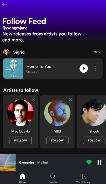 feed spotify