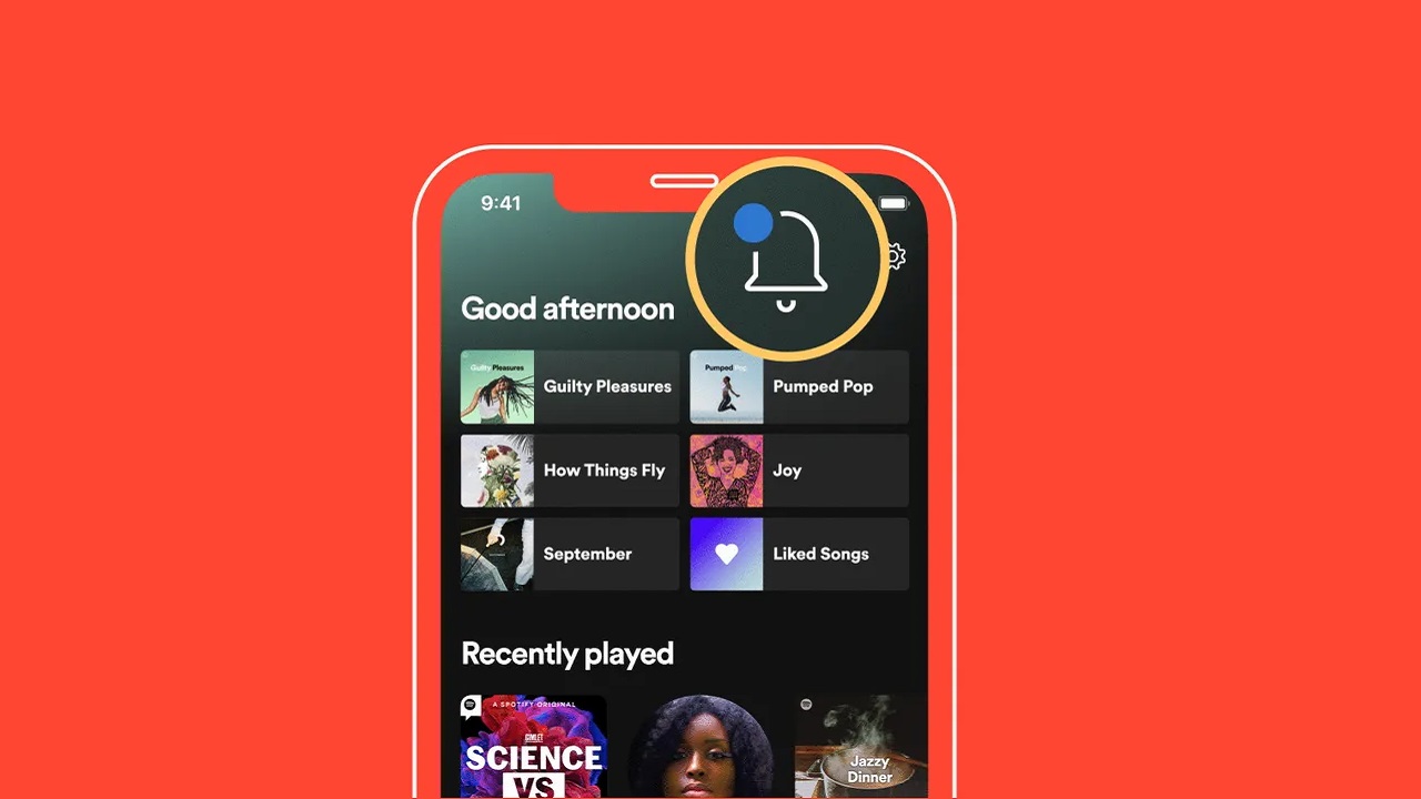 nuevo feed de spotify