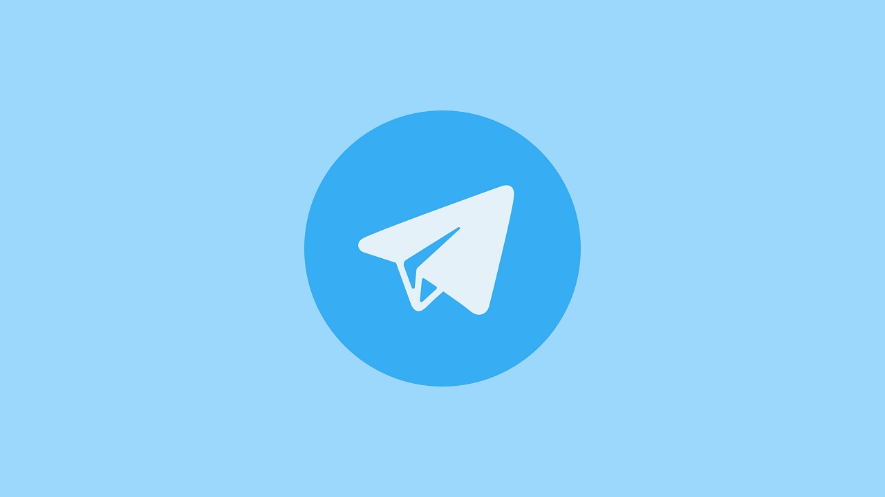 telegram logo azul