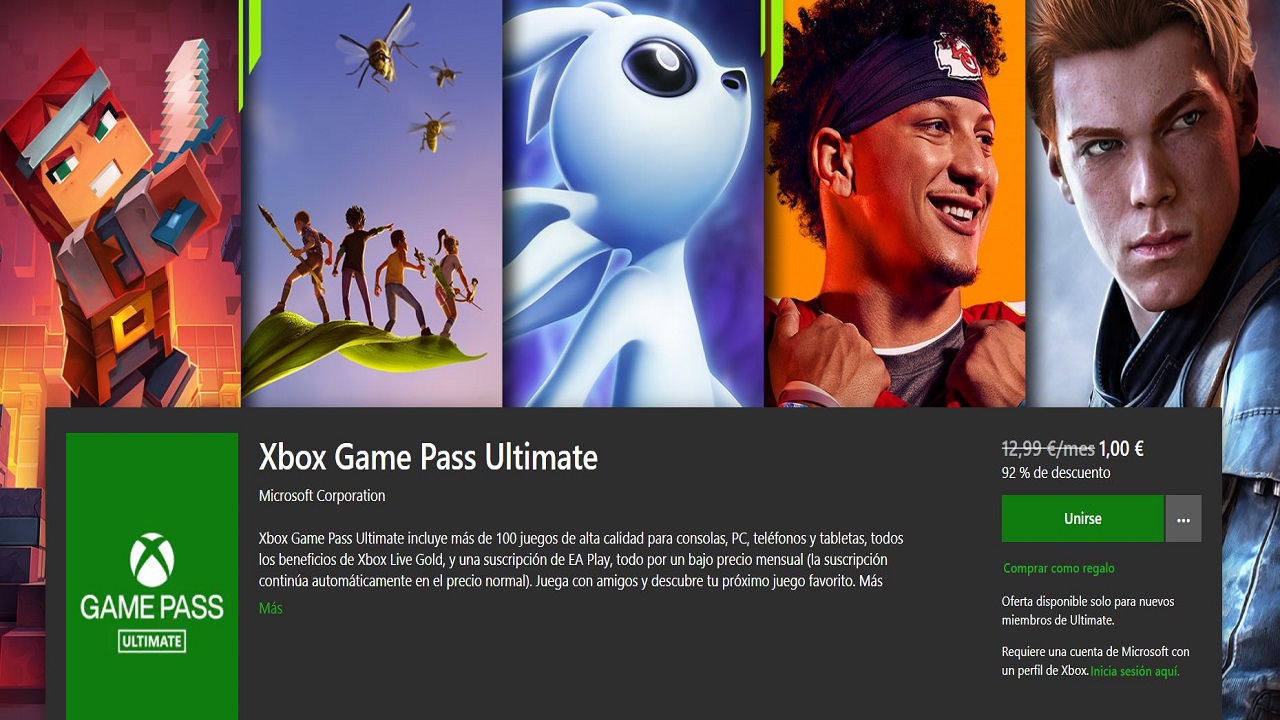 Cha años estafador Cómo conseguir Xbox Game Pass Ultimate por solo 1 euro al mes