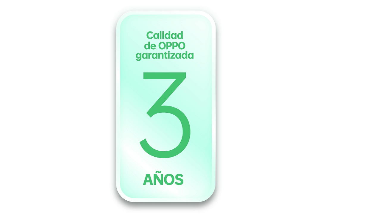 oppo tres años de garantia