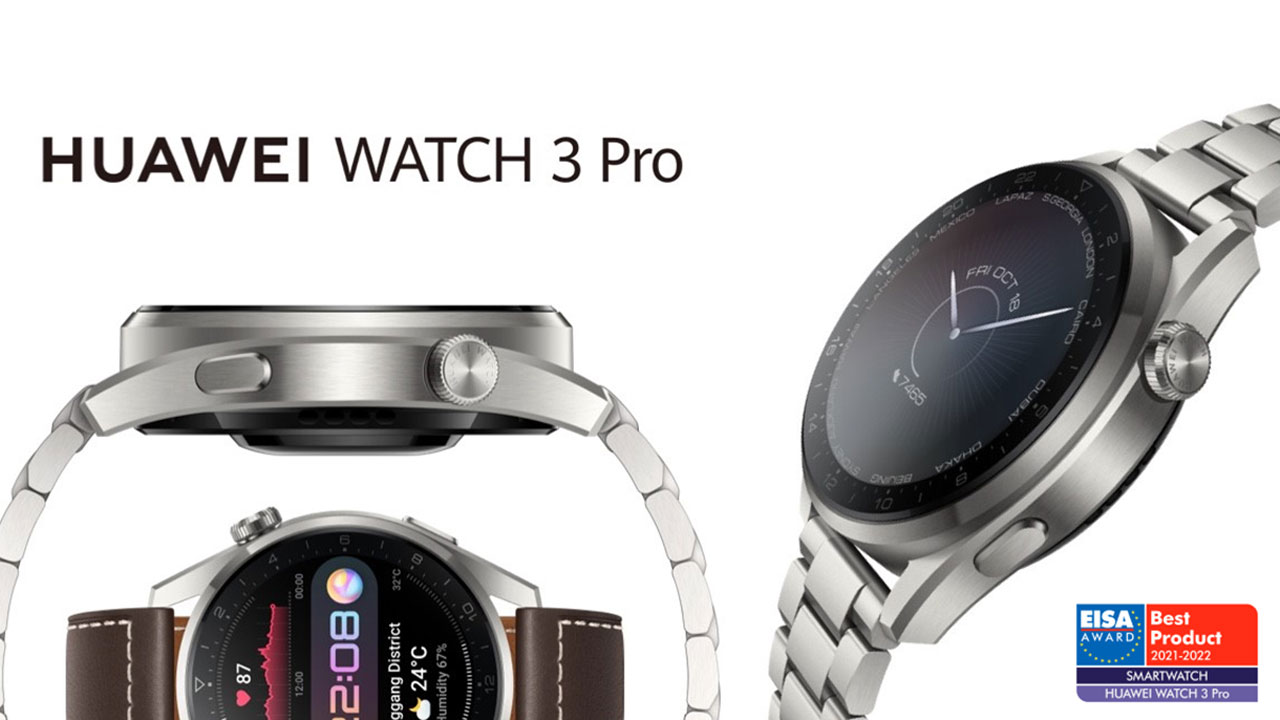 Huawei Watch 3 Pro recibe el premio al Mejor Smartwatch de EISA