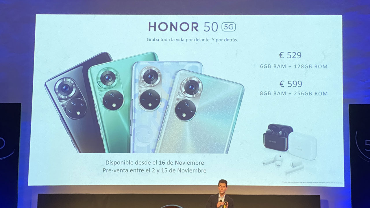 Honor 50 5G - Precio