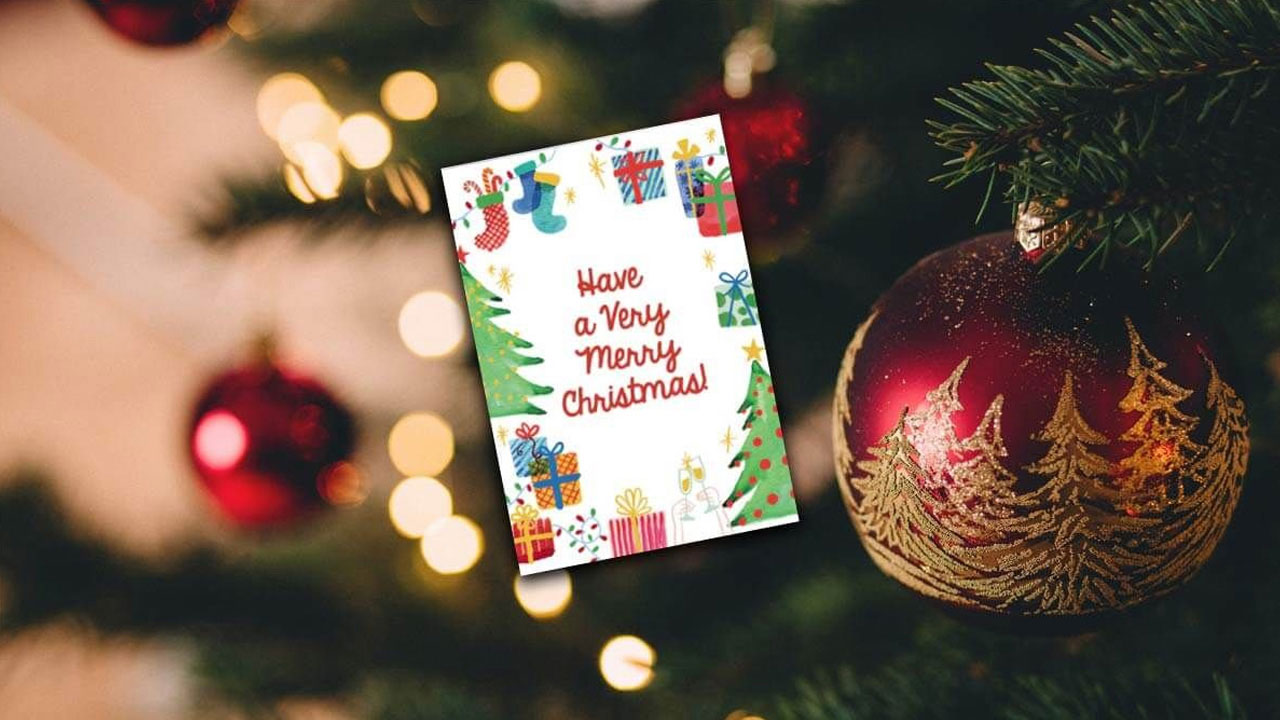 marrón diversión Carretilla Cómo descargar tarjetas de felicitación de navidad online