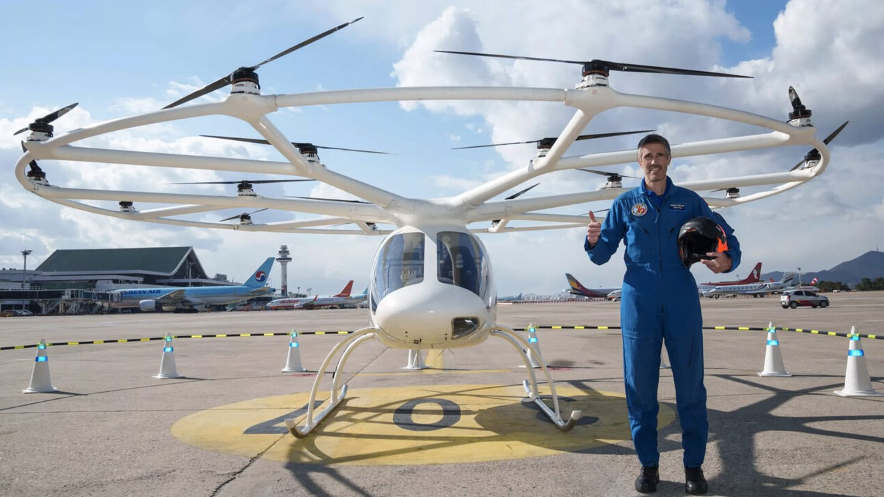 Los aerotaxis a punto de ser una la realidad tras vuelo del Volocopter 2X