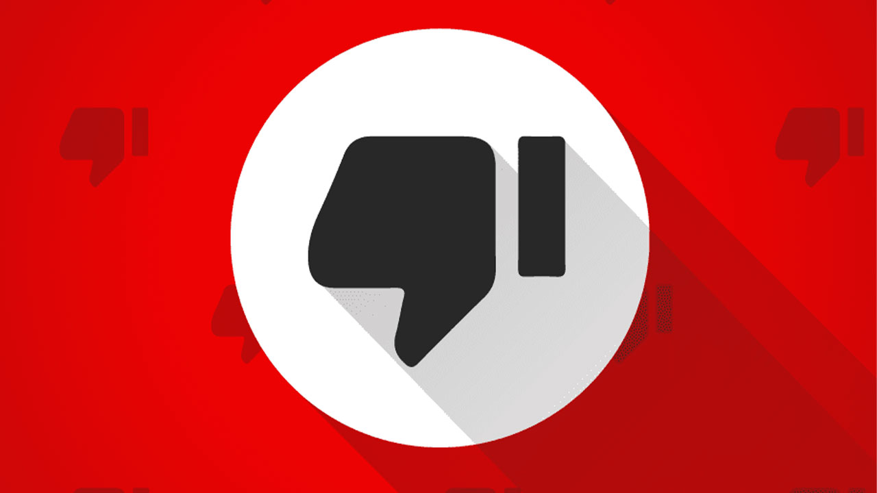 YouTube remueve el conteo de no me gusta en los vídeos