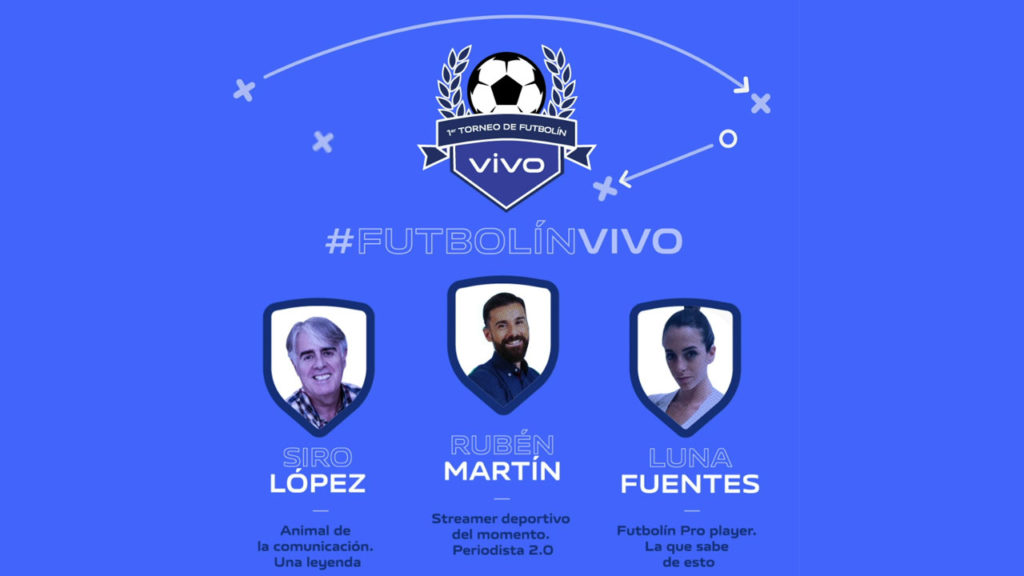 Vivo patrocina el primer torneo de futbolín en Twitch