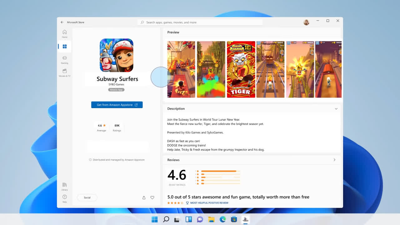 windows 11 amazon app store download