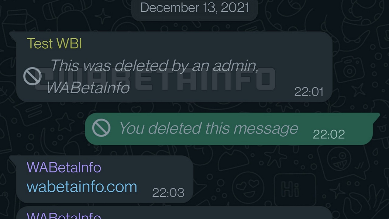 borrar un mensaje de whatsapp
