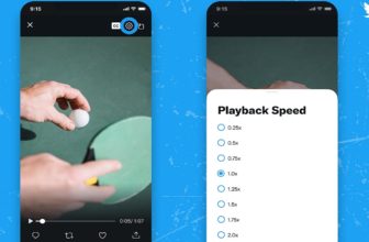 cambiar la velocidad de los videos de twitter