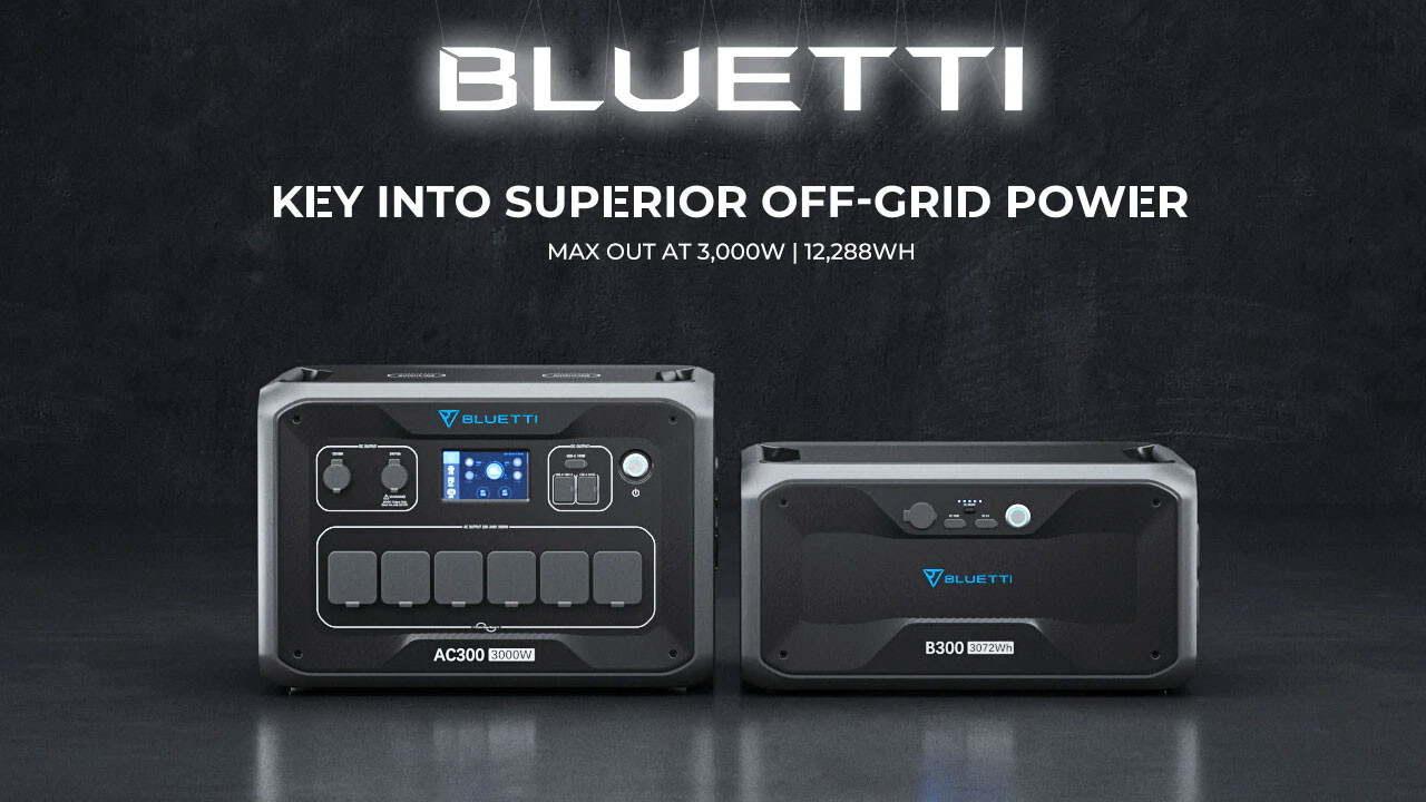 BLUETTI AC300, el generador de energía solar con excepcional expansibilidad