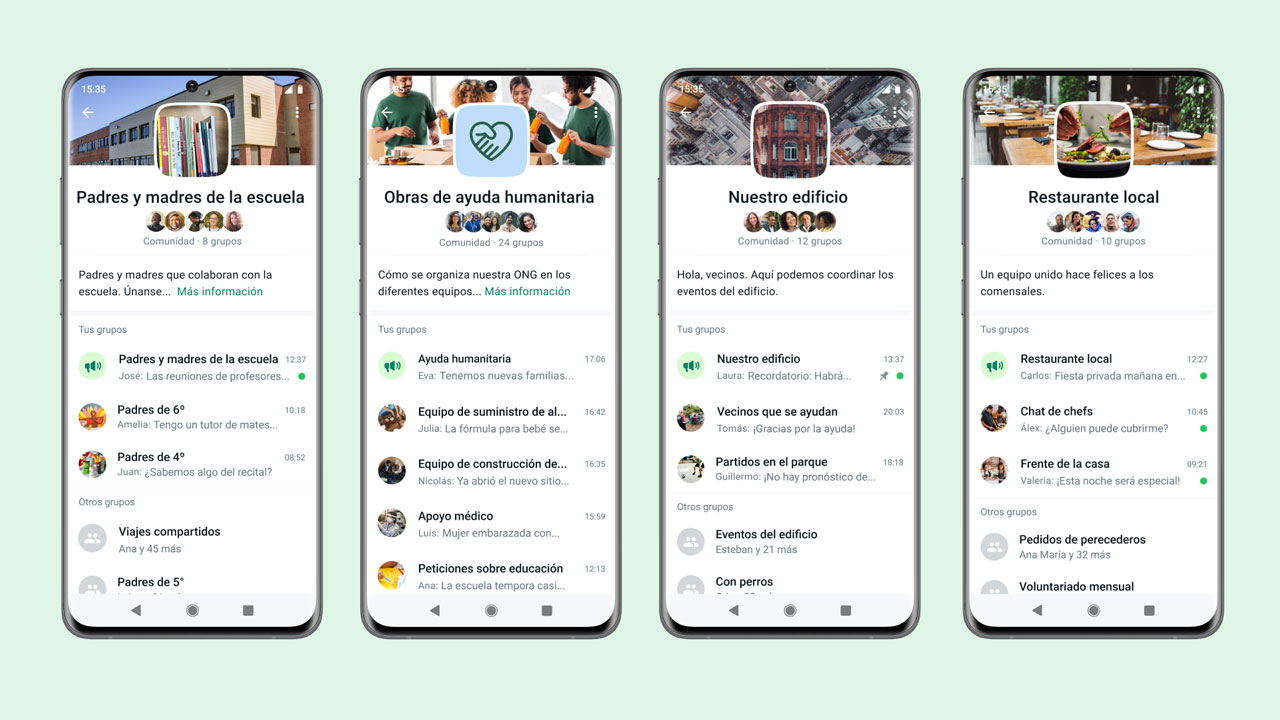WhatsApp se actualiza con comunidades, reacciones y otras posibilidades