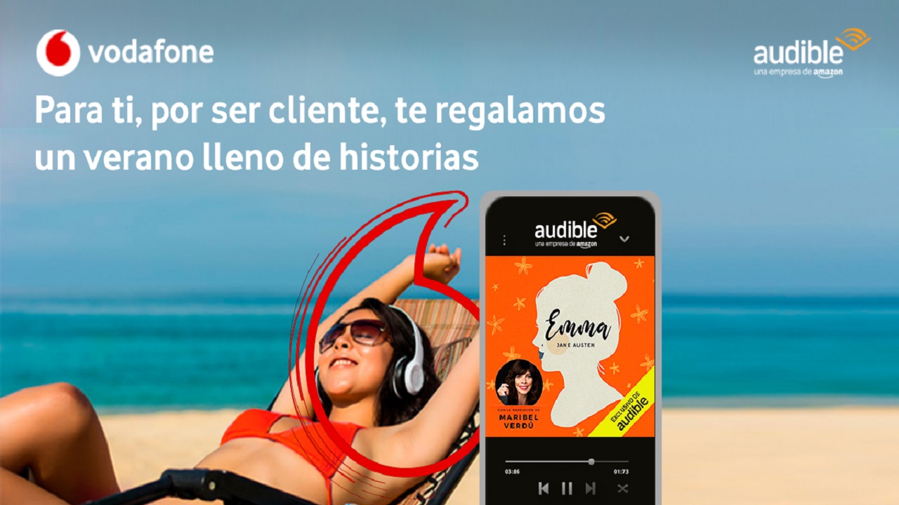 audiolibros gratis audible vodafone