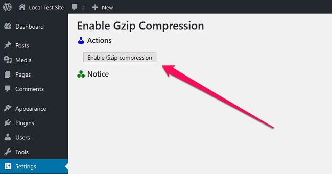 Gzip compresión